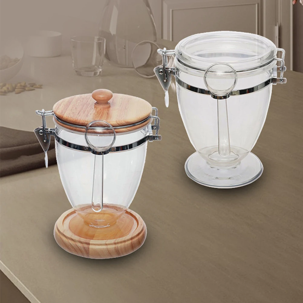 Home Canister Sealing Jar Clear Container Glass Canisters Loose Leaf Tea Bags Coffee Beans Storage Reusable Smooth Surface Good
Home Canister Sealing Jar Clear Container Glass Canisters Loose Leaf Tea Bags Coffee Beans Storage Reusable Smooth Surface Good