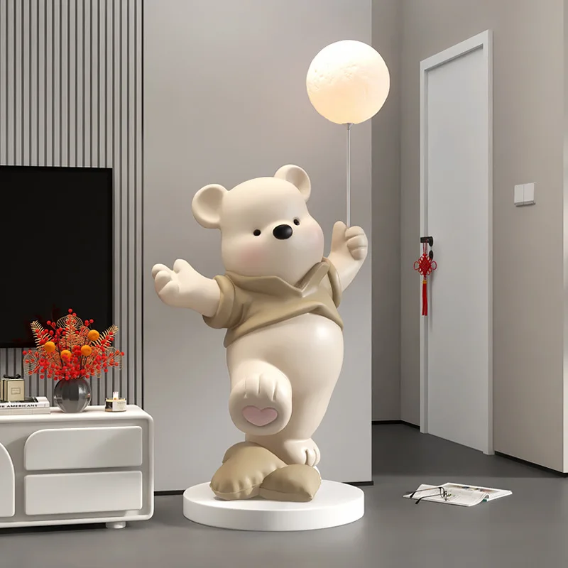 Cartoon Bear Action Figure Large Floor Decoration Sitting Room Porch TV Ark Sofa Installed Sculpture Move Housemoving Gift
Cartoon Bear Action Figure Large Floor Decoration Sitting Room Porch TV Ark Sofa Installed Sculpture Move Housemoving Gift