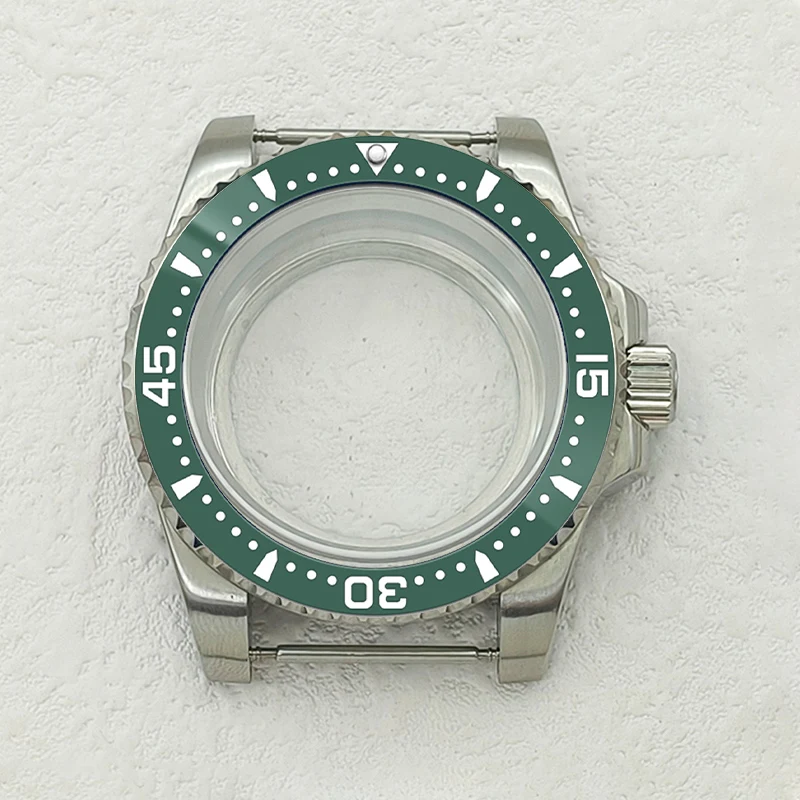 SUB 40mm Men Watch Case Silvery Stainless Steel Sapphire glass Fits NH35 NH36 7S26 4R Movement Watch Repair and Replacement
SUB 40mm Men Watch Case Silvery Stainless Steel Sapphire glass Fits NH35 NH36 7S26 4R Movement Watch Repair and Replacement