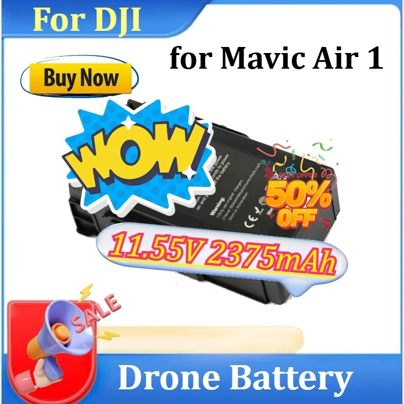 Аккумулятор для дрона DJI Mavic Air 1, 11.55В, 2375мАч, перезаряжаемый, умный, с увеличенным временем полета, замена оригинальной батареи
Аккумулятор для дрона DJI Mavic Air 1, 11.55В, 2375мАч, перезаряжаемый, умный, с увеличенным временем полета, замена оригинальной батареи