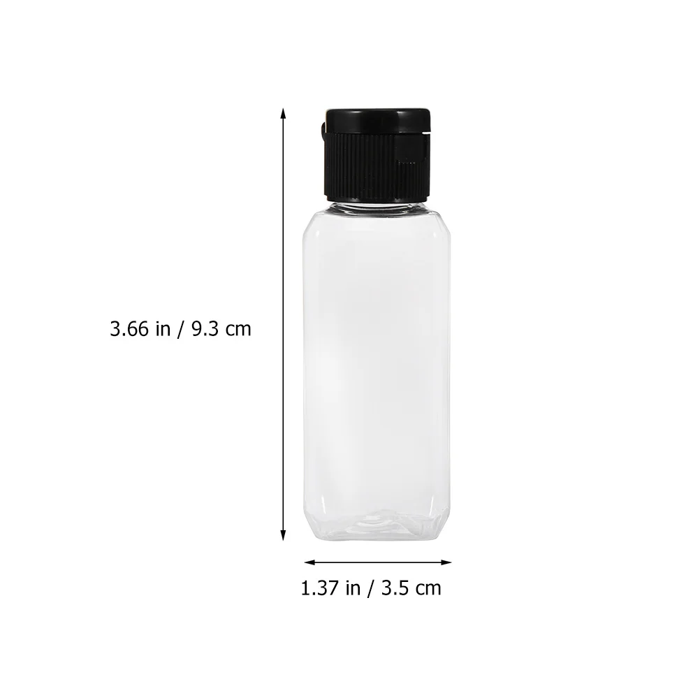 30pcs Transparent Square Bottles 50Ml Empty Refillable Container For Travel Toiletry Cosmetics Portable Leakproof Reusable
30pcs Transparent Square Bottles 50Ml Empty Refillable Container For Travel Toiletry Cosmetics Portable Leakproof Reusable
