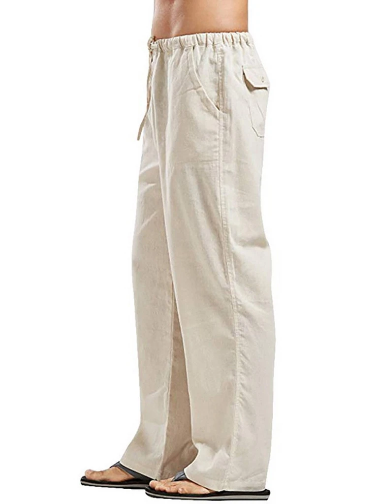 Linen Pants with kets Straight Leg Casual Trousers for Men mid Waist Wide Leg Pants Comfortable Breathable Summer Trousers
Linen Pants with kets Straight Leg Casual Trousers for Men mid Waist Wide Leg Pants Comfortable Breathable Summer Trousers