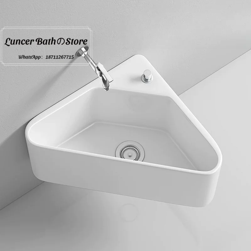 Ceramic household mop pool, outdoor balcony floor-standing mop pool, deepened integrated mop water pool
Ceramic household mop pool, outdoor balcony floor-standing mop pool, deepened integrated mop water pool