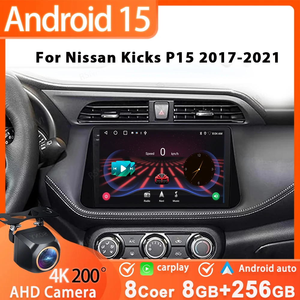 Car Radio Android 15 For Nissan Kicks P15 2017-2021 Wireless Carplay Auto Stereo Multimedia Player GPS Navigation NO 2din
Car Radio Android 15 For Nissan Kicks P15 2017-2021 Wireless Carplay Auto Stereo Multimedia Player GPS Navigation NO 2din