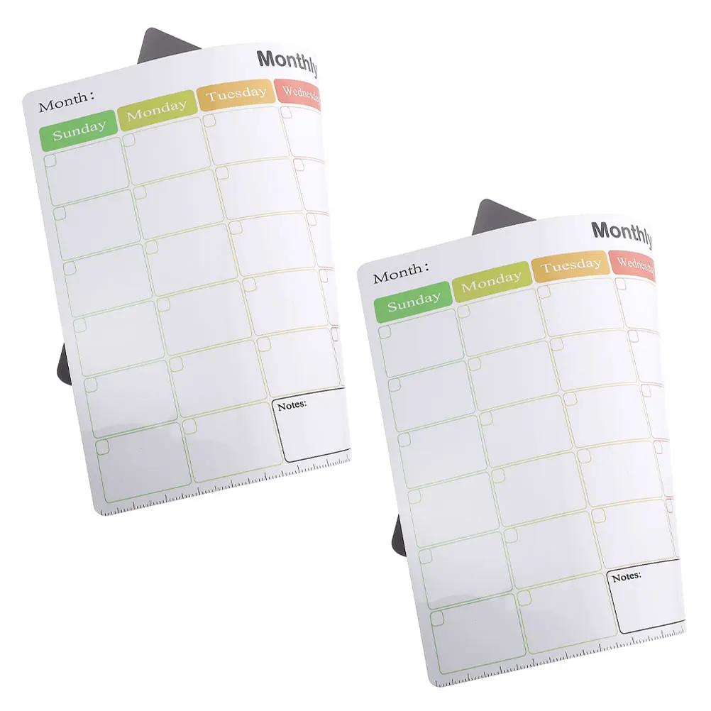 2pcs Magnetic Refrigerator Planner Board A3 Kitchen Writing Pad Dry Erase Fridge Calendar Schedule Memo Sticker Reminders
2pcs Magnetic Refrigerator Planner Board A3 Kitchen Writing Pad Dry Erase Fridge Calendar Schedule Memo Sticker Reminders