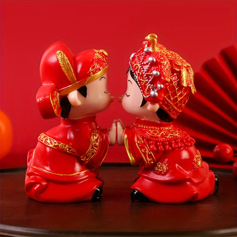 2pcs Set Hand-Pushing Kissing Dolls Home Decoration Festive Holiday Atmosphere Ornaments Material: Vinyl Chinese Wedding Ornamen
2pcs Set Hand-Pushing Kissing Dolls Home Decoration Festive Holiday Atmosphere Ornaments Material: Vinyl Chinese Wedding Ornamen