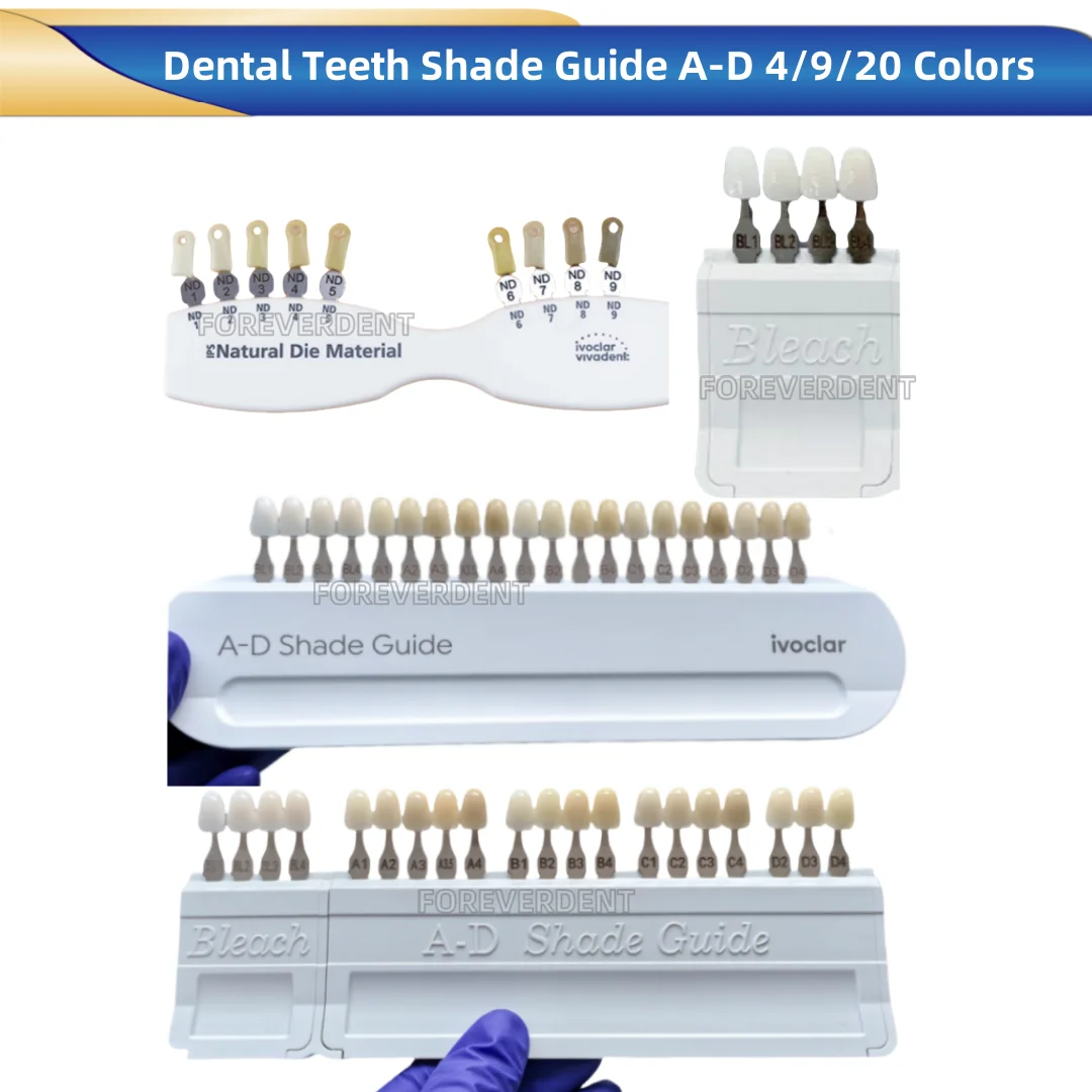 Dental Teeth Shade Guide Porcelain Material Teeth Denture Teeh Color Shade Board Guide Colorimetric A-D 9/20 Bleach Color
Dental Teeth Shade Guide Porcelain Material Teeth Denture Teeh Color Shade Board Guide Colorimetric A-D 9/20 Bleach Color