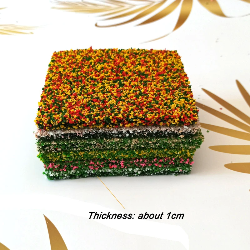 11x10CM Miniature Diy Grassmat/Flower Shrubs Model Sponge Material for Outdoor Garden Ground Scene Layout Diorama Kits 2Pcs/Lot
11x10CM Miniature Diy Grassmat/Flower Shrubs Model Sponge Material for Outdoor Garden Ground Scene Layout Diorama Kits 2Pcs/Lot