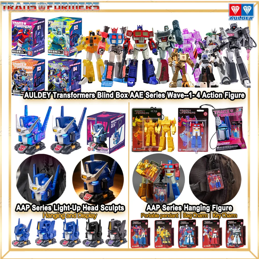 AULDEY Official Transformers Toys G1 Classic AAE AAP Full Series Action Figure Blind Box Optimus Prime Collectible Mecha Models
AULDEY Official Transformers Toys G1 Classic AAE AAP Full Series Action Figure Blind Box Optimus Prime Collectible Mecha Models