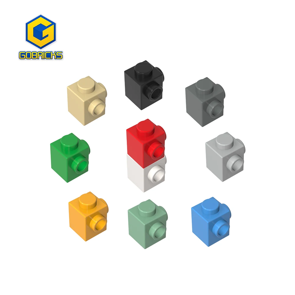 Gobricks 100PC 26604 Moc Building Blocks Brick Special 1x1 with Parts Studs on 2 Adjacent Sides DIY City Educational Kids Toys
Gobricks 100PC 26604 Moc Building Blocks Brick Special 1x1 with Parts Studs on 2 Adjacent Sides DIY City Educational Kids Toys