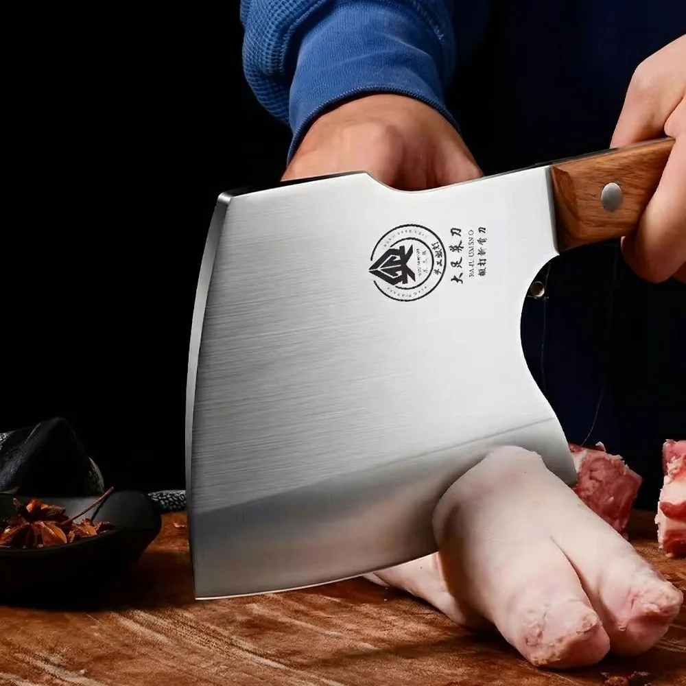 Durable Bone Cutting Axe Knife, Thickened Bone Chopper, Household & Commercial Heavy Duty Knife for Cutting Big Bones C2612
Durable Bone Cutting Axe Knife, Thickened Bone Chopper, Household & Commercial Heavy Duty Knife for Cutting Big Bones C2612