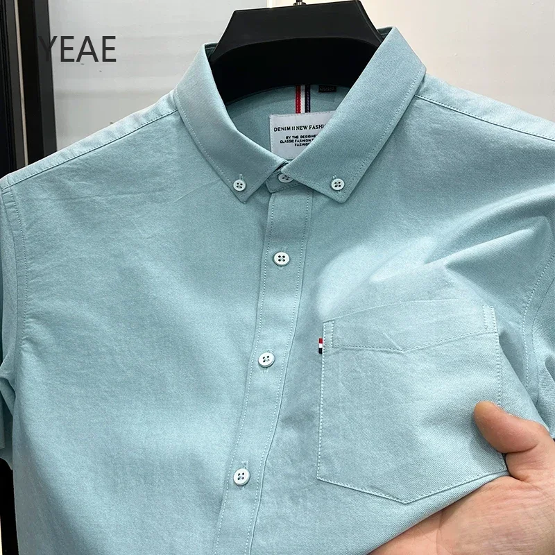 YEAE Summer Men's Shirt with Short Sleeves Luxury Men's Shirts Men Clothing Button Up Shirt Men Blue -shirt Men's Tops Fashion
YEAE Summer Men's Shirt with Short Sleeves Luxury Men's Shirts Men Clothing Button Up Shirt Men Blue -shirt Men's Tops Fashion