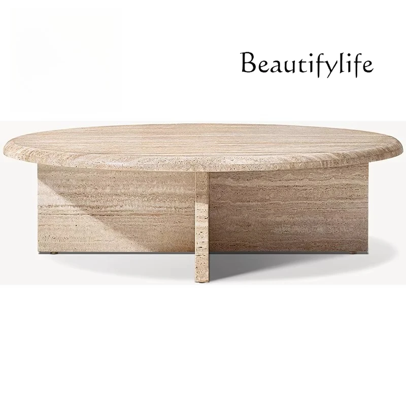 Wabi Sand Wind Designer Natural Travertine Marble Living Room Round Coffee Table Premium Home
Wabi Sand Wind Designer Natural Travertine Marble Living Room Round Coffee Table Premium Home