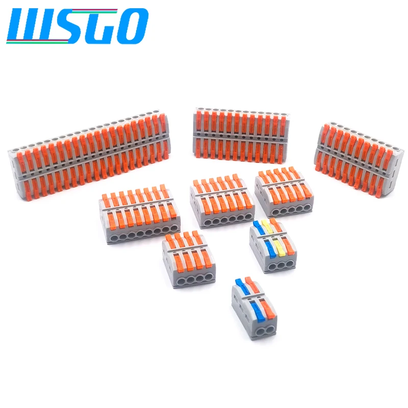 Wire connector, mini terminal, splitter terminal, screw fixed base, 1-12 bit circuit optional, guide base optional
Wire connector, mini terminal, splitter terminal, screw fixed base, 1-12 bit circuit optional, guide base optional