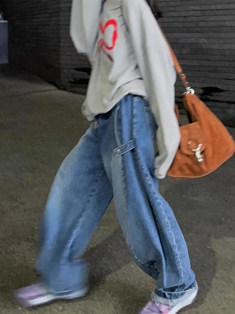 Chic High Waist Wide Leg Jeans Women's Premium Waed Denim Pants Floor-Length Slimming Spring Design Faion Ladies' Jeans
Chic High Waist Wide Leg Jeans Women's Premium Waed Denim Pants Floor-Length Slimming Spring Design Faion Ladies' Jeans