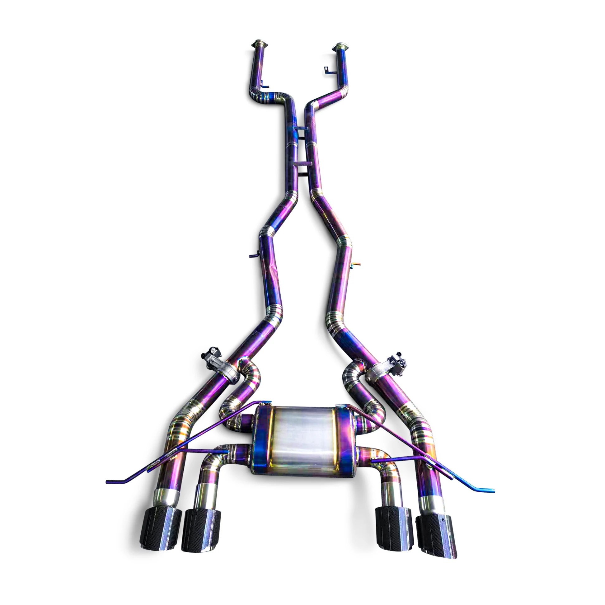 Титановая выхлопная система Cat-back для BMW M3/M4 G80/G82/G8X 3.0T 2019-2023 Sport Valvetronic, глушитель выхлопной трубы
Титановая выхлопная система Cat-back для BMW M3/M4 G80/G82/G8X 3.0T 2019-2023 Sport Valvetronic, глушитель выхлопной трубы