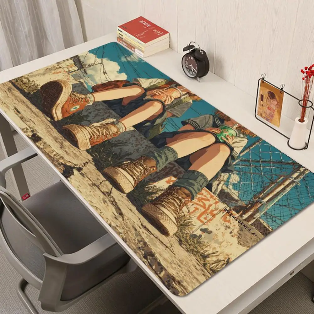 Коврик для мыши в стиле ретро для девочек, нескользящий игровой коврик для мыши, геймерский коврик для киберспорта, игровой механический коврик для мыши, XXL, настольный коврик
Коврик для мыши в стиле ретро для девочек, нескользящий игровой коврик для мыши, геймерский коврик для киберспорта, игровой механический коврик для мыши, XXL, настольный коврик