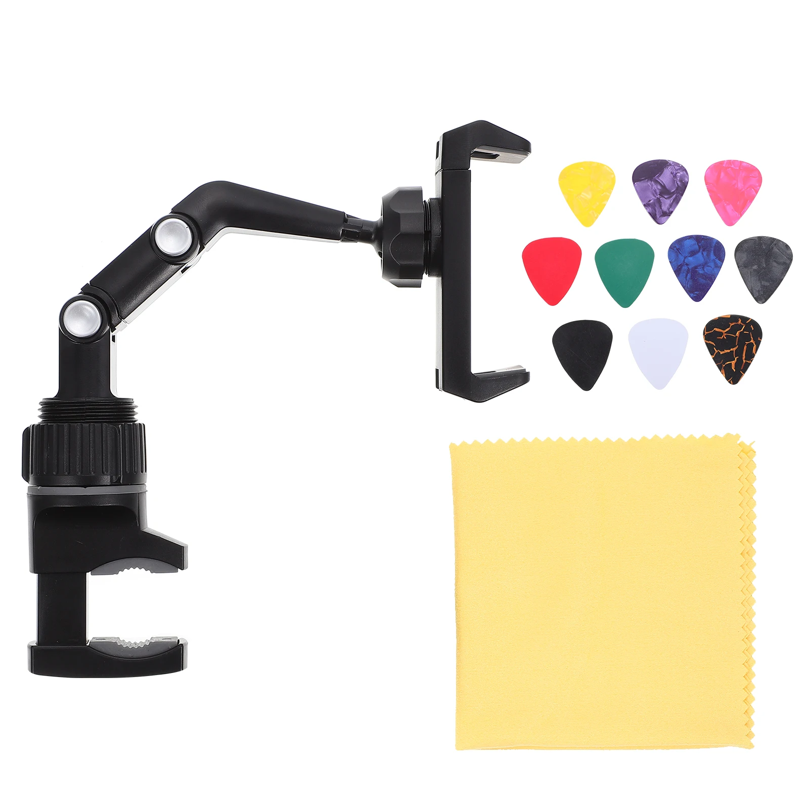 Guitar Mobile Phone Holder Adjustable Stand Silica Gel Clip Black Gray 360 Degree Rotatable Musicians Accessories Guitar Parts
Guitar Mobile Phone Holder Adjustable Stand Silica Gel Clip Black Gray 360 Degree Rotatable Musicians Accessories Guitar Parts