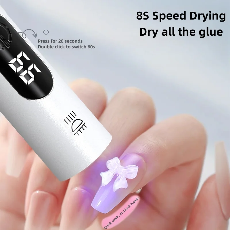 Мини-модный и портативный салон, быстросохнущая USB-сушилка для ногтей, домашние инструменты для фототерапии, профессиональная УФ-светодиодная лампа для ногтей
Мини-модный и портативный салон, быстросохнущая USB-сушилка для ногтей, домашние инструменты для фототерапии, профессиональная УФ-светодиодная лампа для ногтей