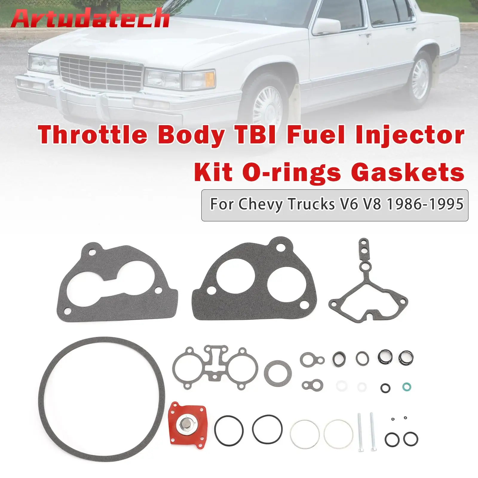 Artudatech Throttle Body TBI Fuel Injector Kit O-rings Gaskets For Chevy Trucks V6 V8 1986-1994
Artudatech Throttle Body TBI Fuel Injector Kit O-rings Gaskets For Chevy Trucks V6 V8 1986-1994