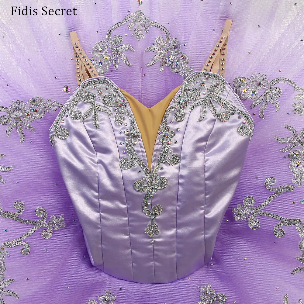 Girls Light Purple Pancake Tutus Costumes,Lilac Fairy Classical Ballet Dress,Ballerina Dance Performance Professional Stage Wear
Girls Light Purple Pancake Tutus Costumes,Lilac Fairy Classical Ballet Dress,Ballerina Dance Performance Professional Stage Wear