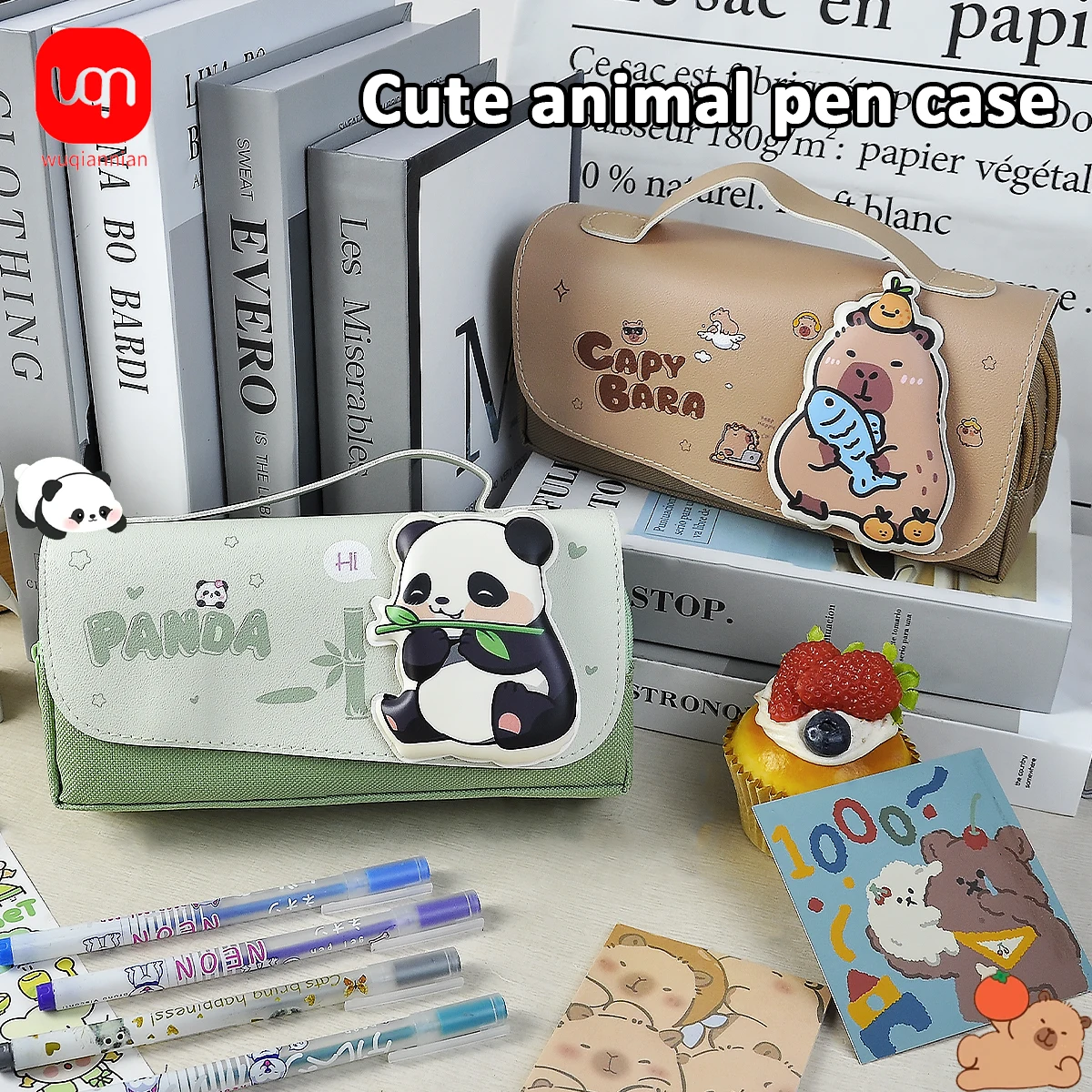 WQN-1PC 3D Kawaii Pencil Case Waterproof Stationery,Large Capacity Pencil Bag Canvas Hand-Held Design For Office Supplies
WQN-1PC 3D Kawaii Pencil Case Waterproof Stationery,Large Capacity Pencil Bag Canvas Hand-Held Design For Office Supplies