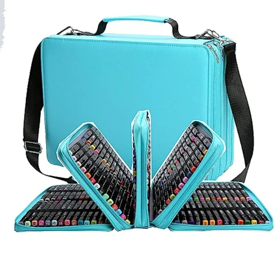 New 224 Slots Marker Case Organizer-PU Leather Markers Holder Marker Organize for Markers and Sketch Markers 224 Slots
New 224 Slots Marker Case Organizer-PU Leather Markers Holder Marker Organize for Markers and Sketch Markers 224 Slots
