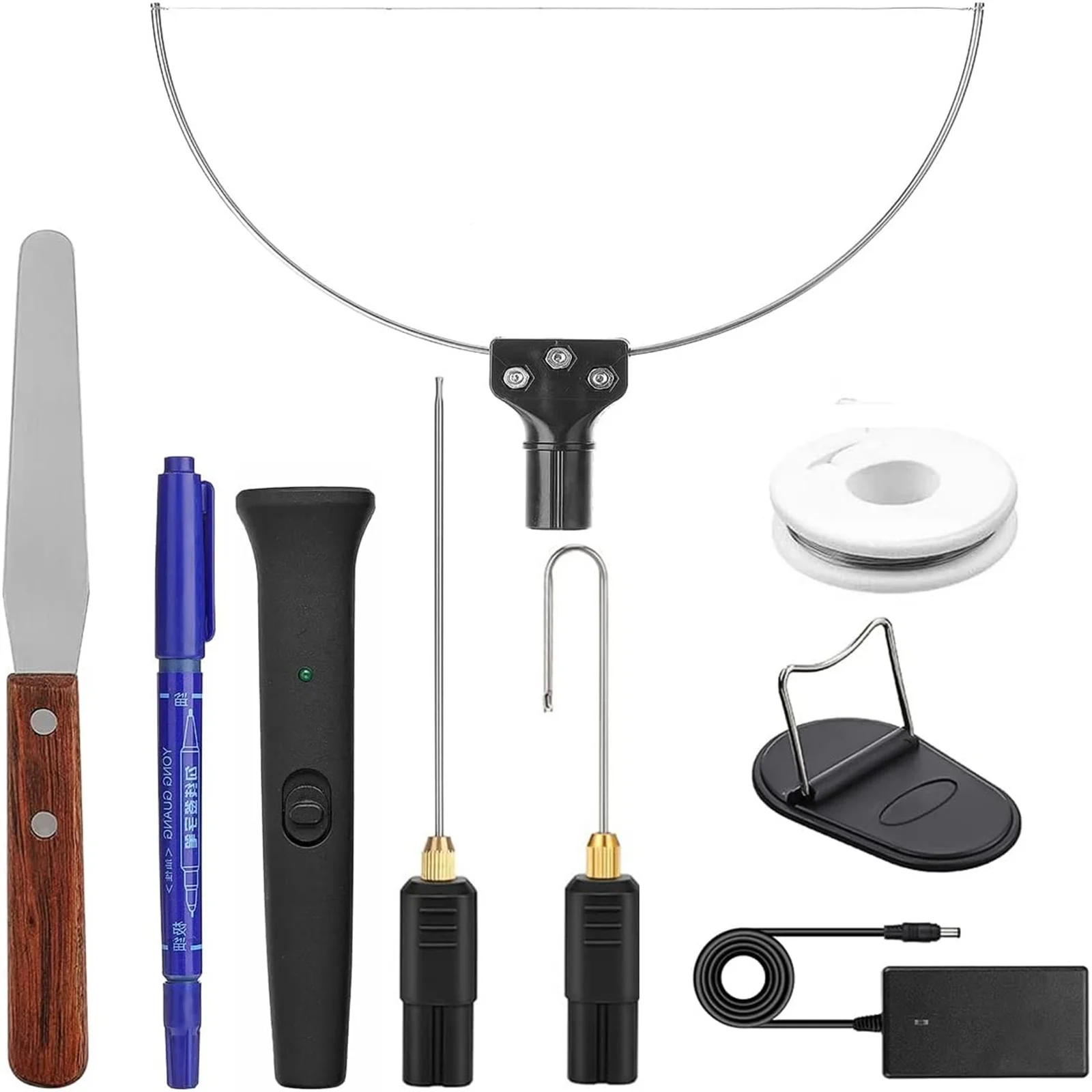 3 in 1 Foam Cutter, Electric Cutting Machine Pen Tools Kit, 100-240V /18W Styrofoam Cutting Pen For Foam Cutting, Holes Digging
3 in 1 Foam Cutter, Electric Cutting Machine Pen Tools Kit, 100-240V /18W Styrofoam Cutting Pen For Foam Cutting, Holes Digging