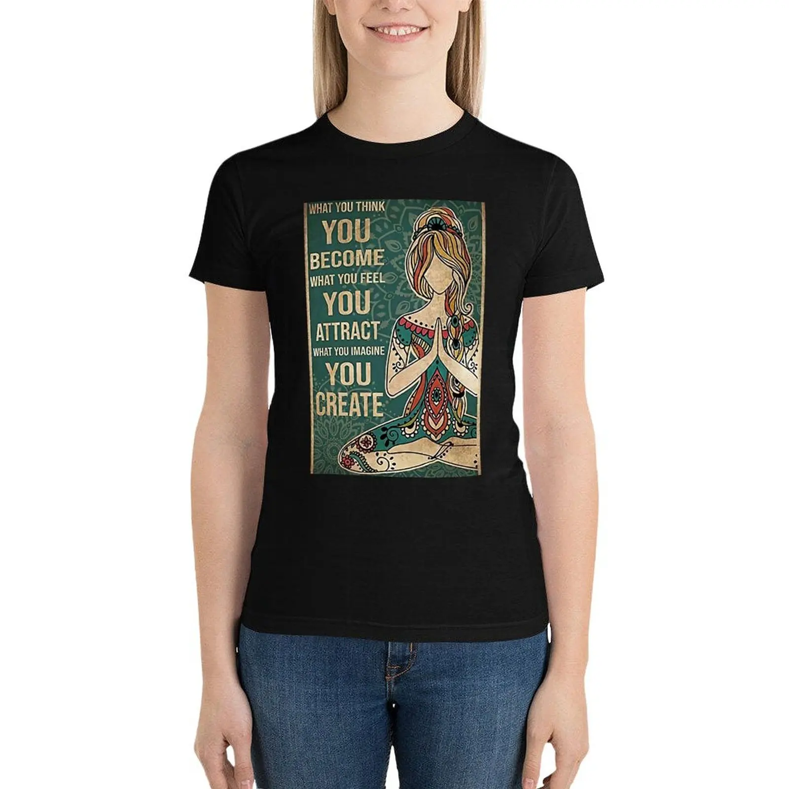 Girl In Samadhi T-Shirt plus size tops summer clothes vintage clothes western t-shirt dress for Women
Girl In Samadhi T-Shirt plus size tops summer clothes vintage clothes western t-shirt dress for Women