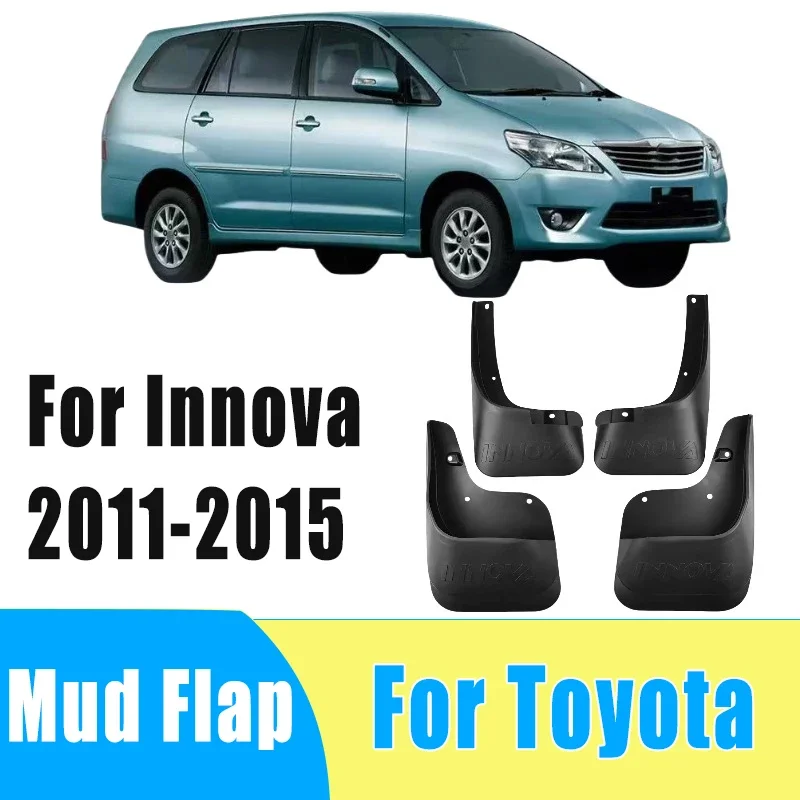 4pcs Automobiles Tire Mudguard Waterproof Prevent Mud Splashing Car Mud Flap Fender Trim Accessory For Toyota Innova 2011-2015
4pcs Automobiles Tire Mudguard Waterproof Prevent Mud Splashing Car Mud Flap Fender Trim Accessory For Toyota Innova 2011-2015