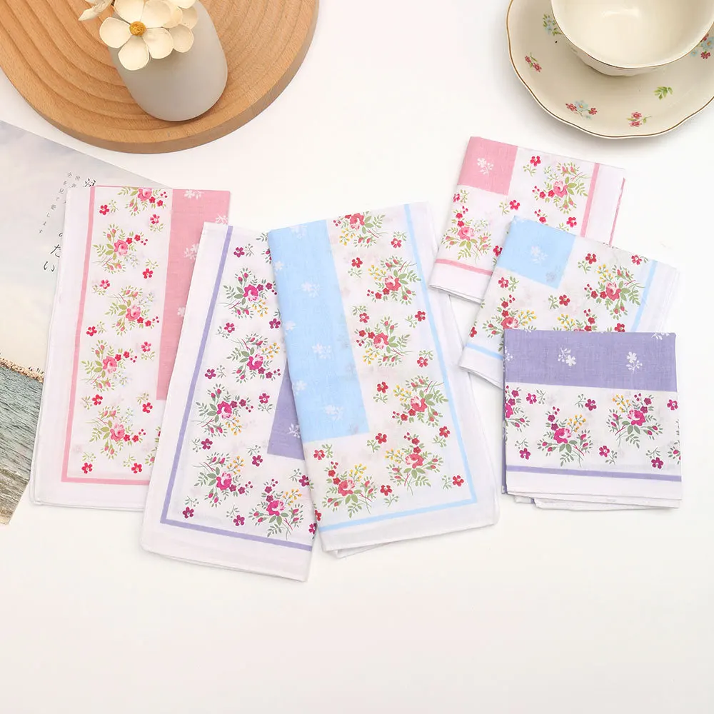 3/6/12Pcs 43cm Women Vintage Printed Cotton Handkerchief Ultra Thin Soft Absorbent Sweat Towel for Daily Use & Wedding Gift
3/6/12Pcs 43cm Women Vintage Printed Cotton Handkerchief Ultra Thin Soft Absorbent Sweat Towel for Daily Use & Wedding Gift