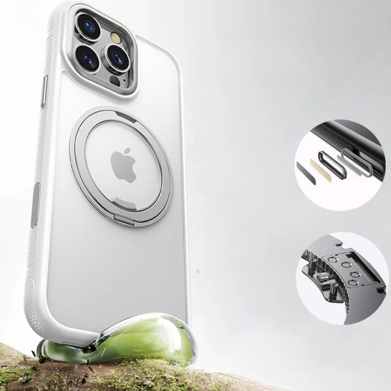 High Quality 360 Gear Rotating Bracket Phone Anti Drop Frosted Protective Case Suitable for IPhone 15 16 17 Full Series
High Quality 360 Gear Rotating Bracket Phone Anti Drop Frosted Protective Case Suitable for IPhone 15 16 17 Full Series