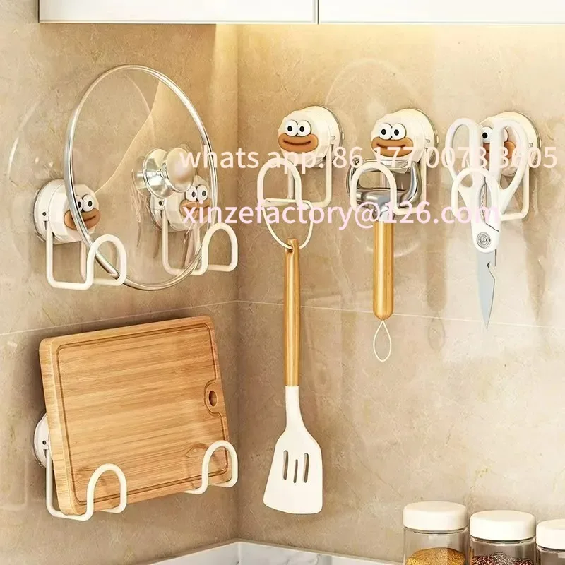 Customizable Installation-Free Kitchen Wall Organizer:Suction Cup Rack for Cutting Boards, Utensils&Hooks - Space Saving Storage
Customizable Installation-Free Kitchen Wall Organizer:Suction Cup Rack for Cutting Boards, Utensils&Hooks - Space Saving Storage