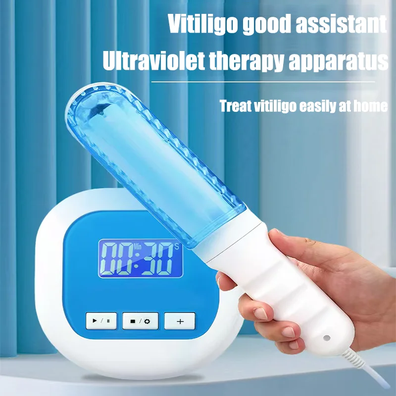 311nm Narrow Band Home Use UVB Lamp Phototherapy Light for Psoriasis Vitiligo Treatment Skin Disorders
311nm Narrow Band Home Use UVB Lamp Phototherapy Light for Psoriasis Vitiligo Treatment Skin Disorders