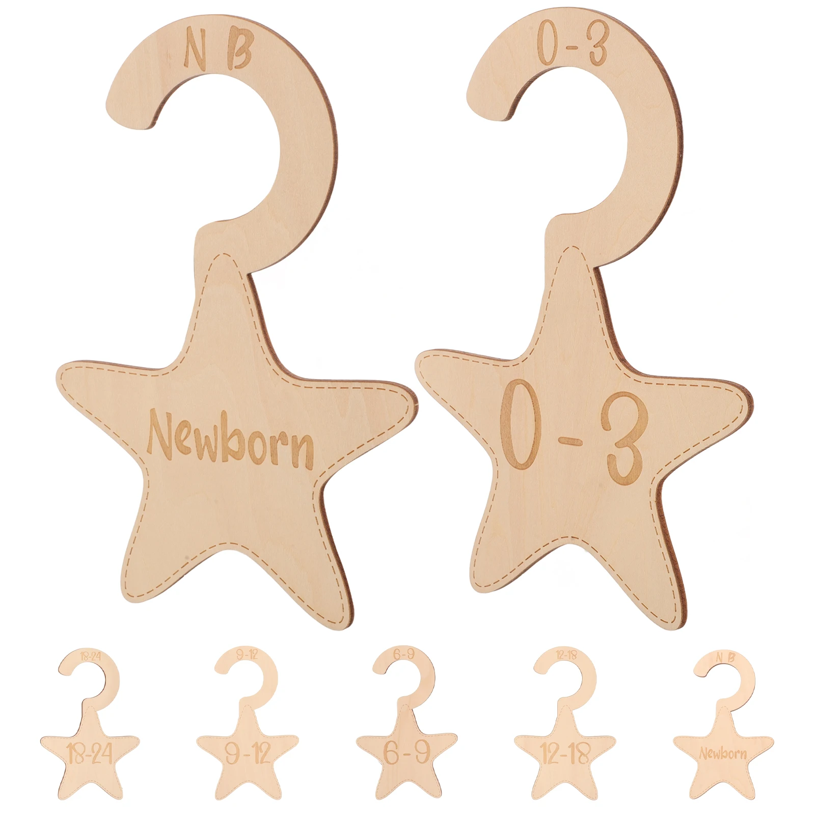 7pcs Clothes Closet Dividers Wardrobe Dividers 18x12x2.1 Closet Organizers for Nursery Infant Clothes Storage
7pcs Clothes Closet Dividers Wardrobe Dividers 18x12x2.1 Closet Organizers for Nursery Infant Clothes Storage