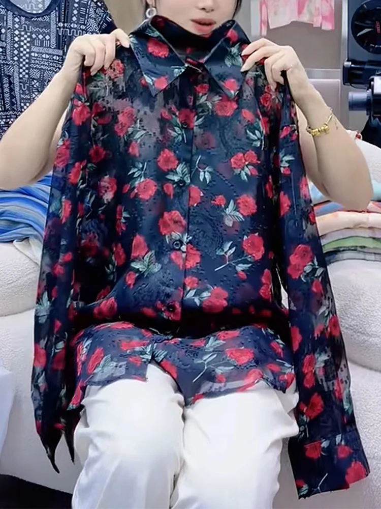 Retro Rose Embroidery Shirt Summer 2025 Lightweight Fashionable Hong Kong Style Big Size Sun Protection Casual Commute Style
Retro Rose Embroidery Shirt Summer 2025 Lightweight Fashionable Hong Kong Style Big Size Sun Protection Casual Commute Style