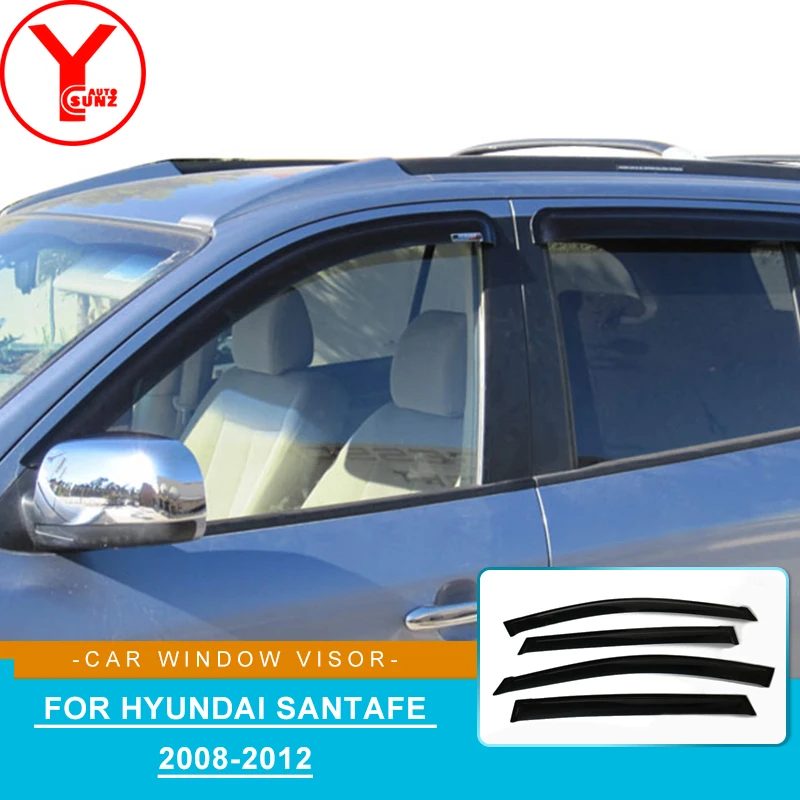 Black Window Visor Vent Sun Rain Deflector Guard For Hyundai Santafe 2008 2009 2010 2011 2012 Door Visor Sun Rain Guard YCSUNZ
Black Window Visor Vent Sun Rain Deflector Guard For Hyundai Santafe 2008 2009 2010 2011 2012 Door Visor Sun Rain Guard YCSUNZ