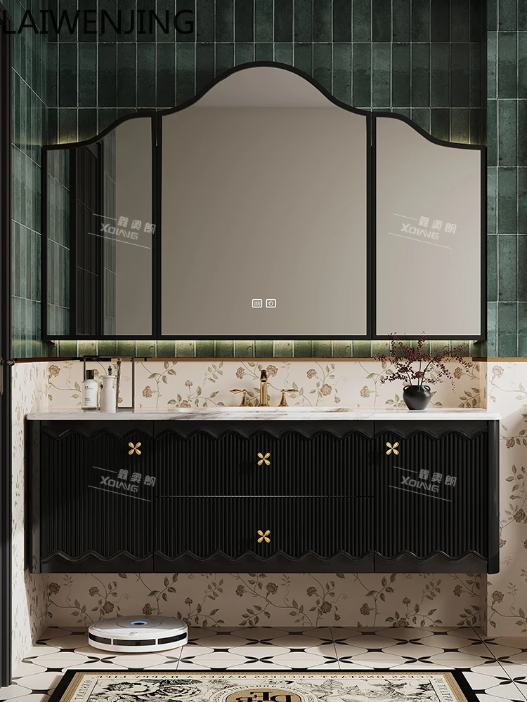 HLZ retro style bathroom cabinet combination toilet folding mirror washbasin hand washbasin
HLZ retro style bathroom cabinet combination toilet folding mirror washbasin hand washbasin