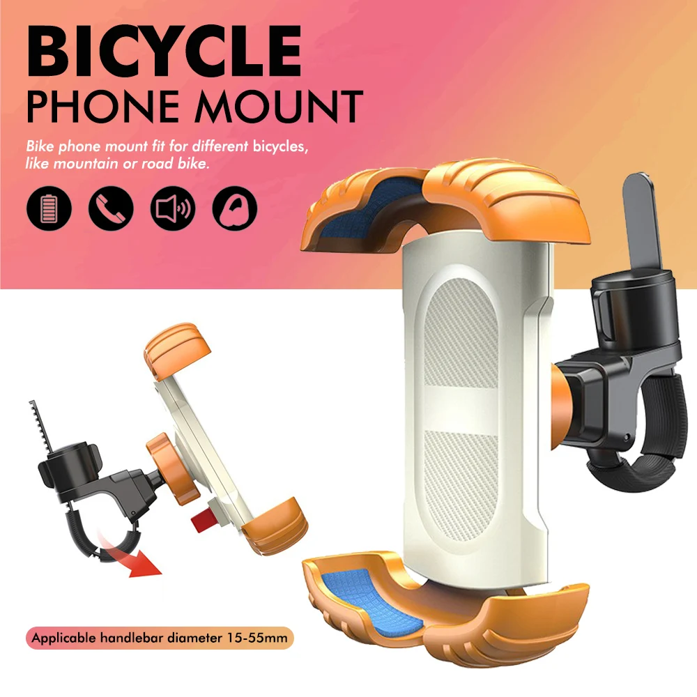Mountain Bike Mobile Phone Safety Compartment Is Easy To Operate Stable and Non-slip Rotatable Navigation Mobile Phone Holder
Mountain Bike Mobile Phone Safety Compartment Is Easy To Operate Stable and Non-slip Rotatable Navigation Mobile Phone Holder