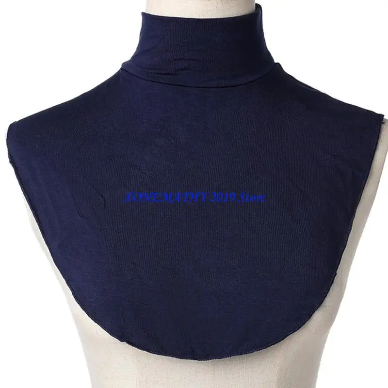 F42F Womens Muslim Modal Turtleneck Fake Collar Islamic Hijab Extensions Color Mock Neck Cover Half Top Detachable Hijab
F42F Womens Muslim Modal Turtleneck Fake Collar Islamic Hijab Extensions Color Mock Neck Cover Half Top Detachable Hijab