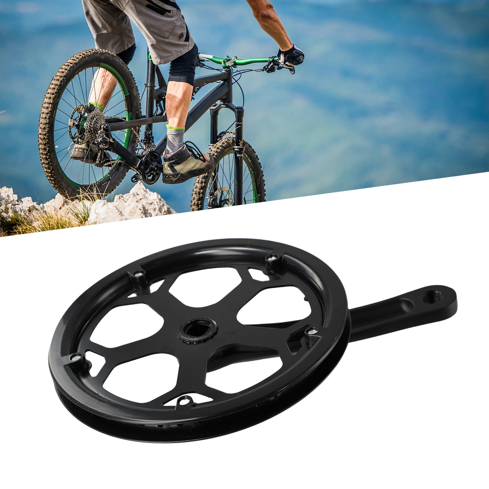 Electric Bike Bike Crankset CrankArm Set High-quality 48 52T Easy To Install For Square Hole Good Compatibility Bicycle
Electric Bike Bike Crankset CrankArm Set High-quality 48 52T Easy To Install For Square Hole Good Compatibility Bicycle