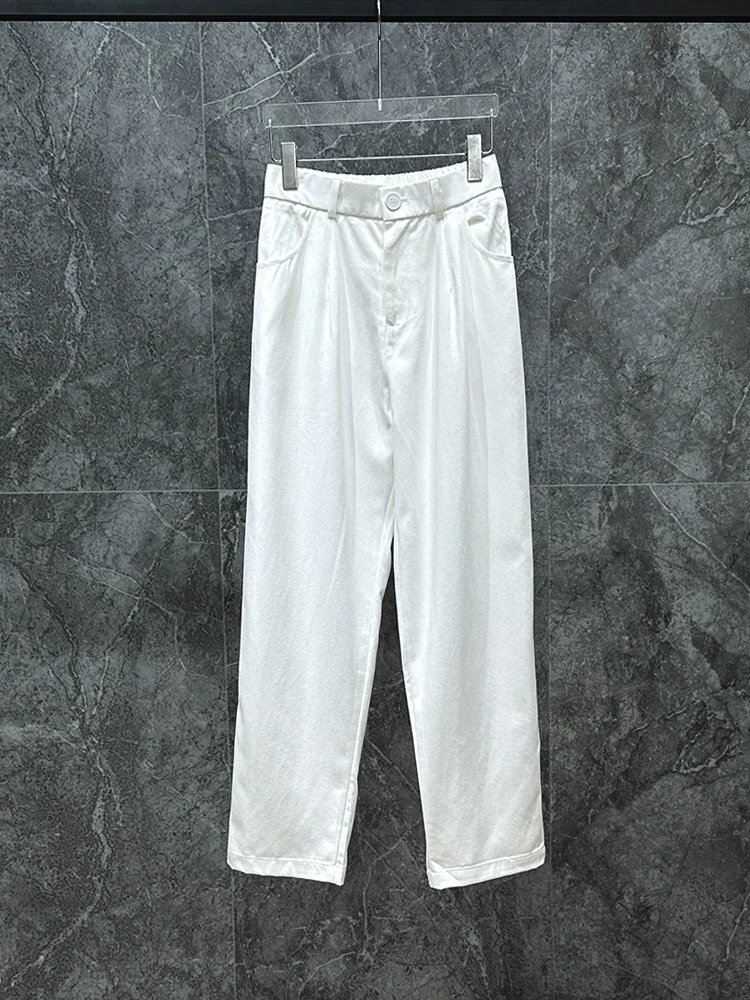 Корейские повседневные брюки прямого кроя для мужчин: модные, элегантные, белые, молодежные, весенние, трендовые
Корейские повседневные брюки прямого кроя для мужчин: модные, элегантные, белые, молодежные, весенние, трендовые