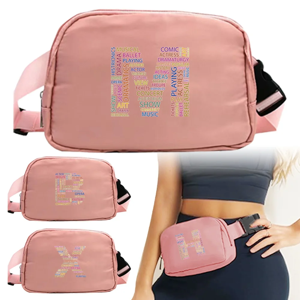 Waist Pocket with Adjustable Simple and Durable Waist Strap Text Pattern Printing Series High-quality Storage Bag
Waist Pocket with Adjustable Simple and Durable Waist Strap Text Pattern Printing Series High-quality Storage Bag