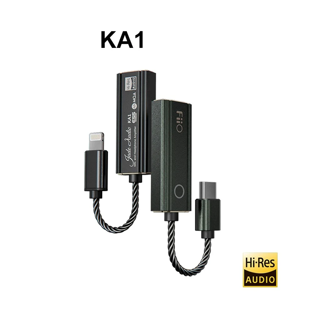 To KA1 USB DAC AMP Adapter MQA TYPE-C/Ligthning to 3.5mm Audio Cable ES9281AC Pro Chip PCM 384kHz DSD256 Android iOS
To KA1 USB DAC AMP Adapter MQA TYPE-C/Ligthning to 3.5mm Audio Cable ES9281AC Pro Chip PCM 384kHz DSD256 Android iOS
