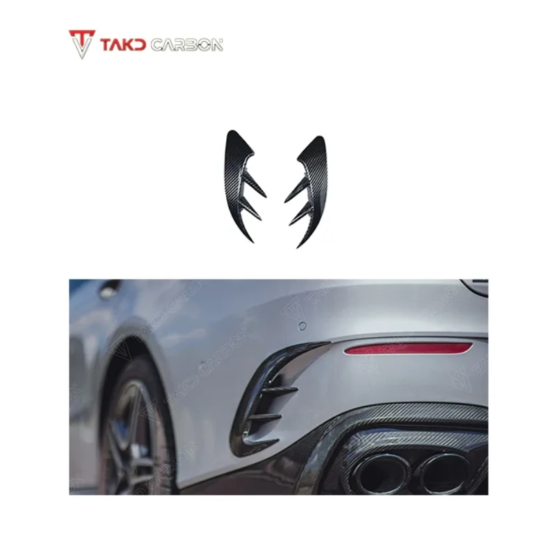 Perfect Fitment Aerodynamic universal rear spoilers Dry Carbon Fiber Rear Bumper Canards For BENZ AMG C43 W205 Coupe
Perfect Fitment Aerodynamic universal rear spoilers Dry Carbon Fiber Rear Bumper Canards For BENZ AMG C43 W205 Coupe