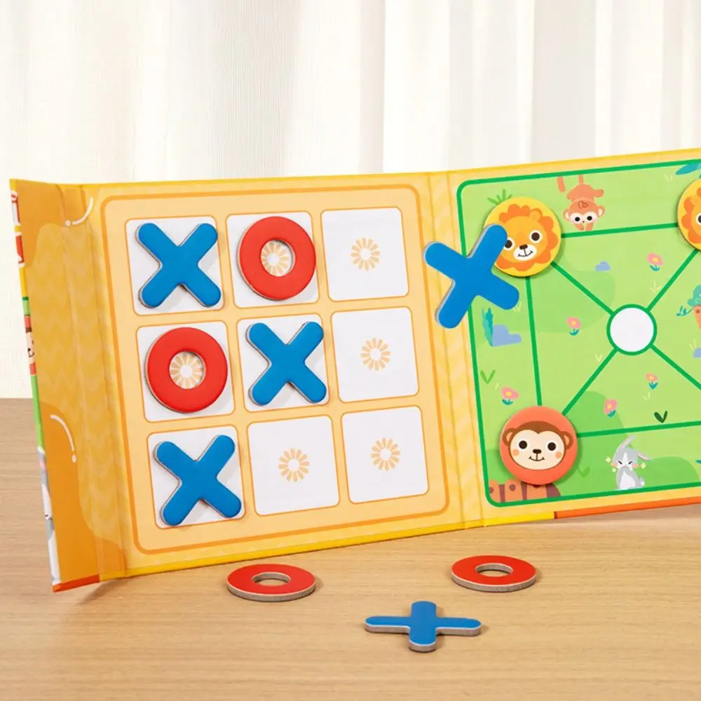 Toy Book Magnetic Chess Game Multiplayer Clip Design Children's Magnetic Tic Tac Toe Interactive 2 In 1
Toy Book Magnetic Chess Game Multiplayer Clip Design Children's Magnetic Tic Tac Toe Interactive 2 In 1