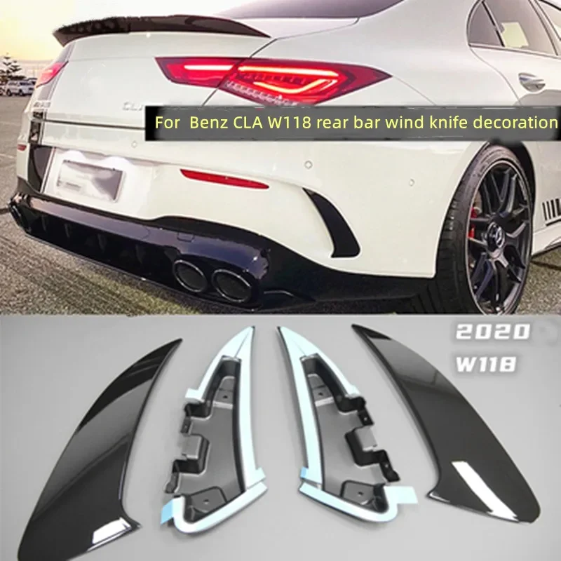 For Mercedes-Benz new CLA C118 rear wind knife rear bumper wind knife air vent tail
For Mercedes-Benz new CLA C118 rear wind knife rear bumper wind knife air vent tail