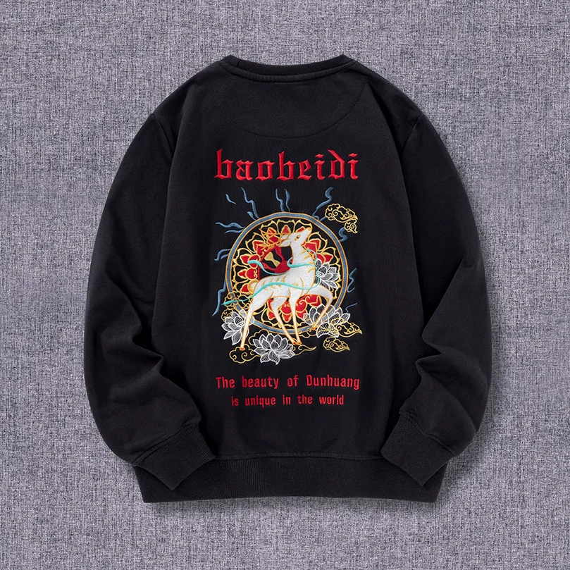 Толстовка с вышивкой, мужская хлопковая толстовка большого размера, трендовая мужская куртка больших размеров с круглым вырезом, молодежная толстовка для пар
Толстовка с вышивкой, мужская хлопковая толстовка большого размера, трендовая мужская куртка больших размеров с круглым вырезом, молодежная толстовка для пар