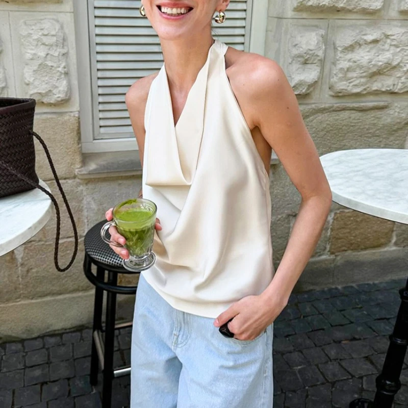 Tsiisd Women's Necklace Backless Tanks Sexy Commute Style Summer Crop Y2K Elegant Beach Club Party Vest Casual Streetwear Tops
Tsiisd Women's Necklace Backless Tanks Sexy Commute Style Summer Crop Y2K Elegant Beach Club Party Vest Casual Streetwear Tops