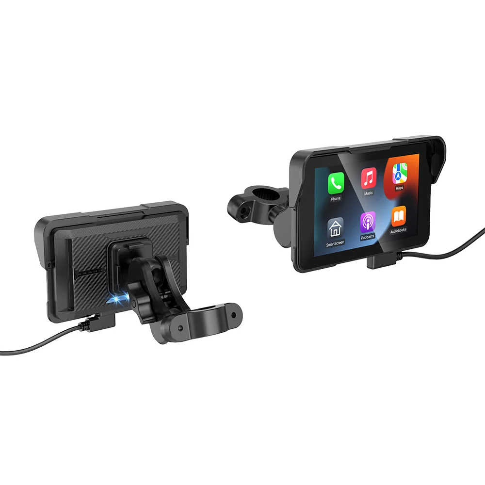 5 Inch Wireless CarPlay Monitor IPS Screen Android Auto Touch Screen WIFI FM Motorcycle Navigation Smart Screen
5 Inch Wireless CarPlay Monitor IPS Screen Android Auto Touch Screen WIFI FM Motorcycle Navigation Smart Screen